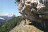 Le dpart pour la sangle, juste en dessous du col de l'echelle