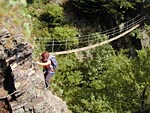 via ferrata de Planfoy dans le Pilat